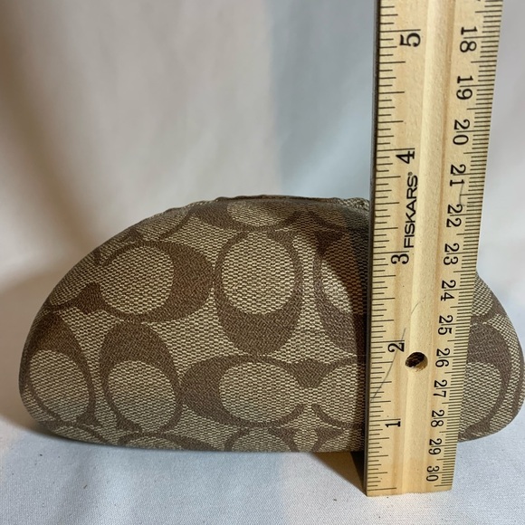 Coach Monogram Hard Clamshell Sunglass Case - Picture 5 of 8